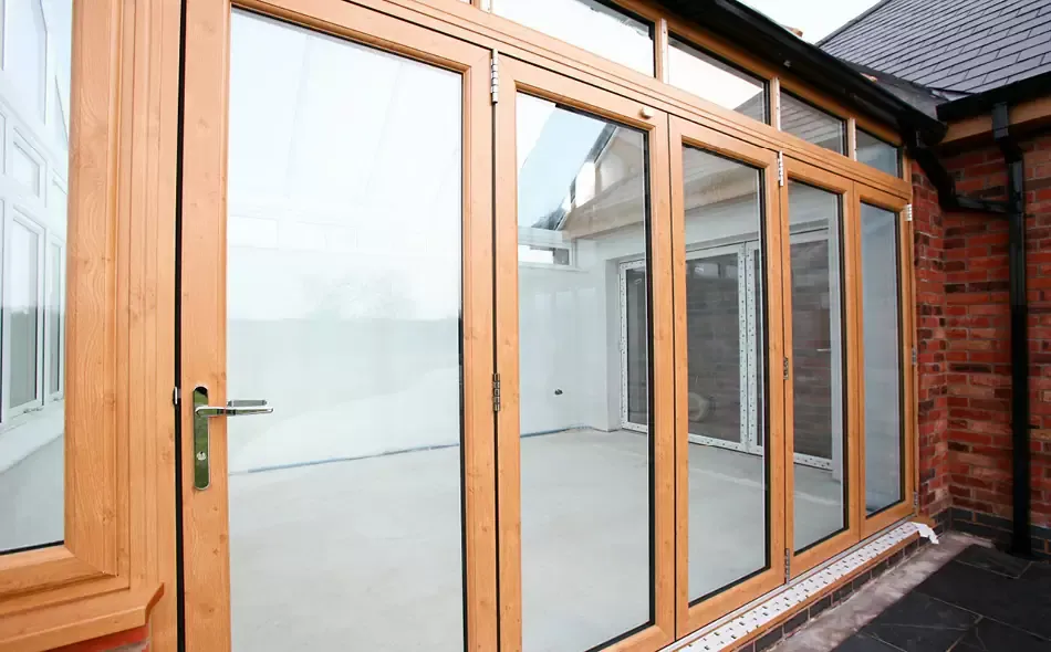 Woodgrain bifold doors: open up your space